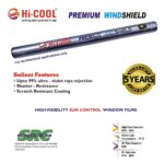 Hi-Cool Premium Wind Shield Anti Glare Coating Films