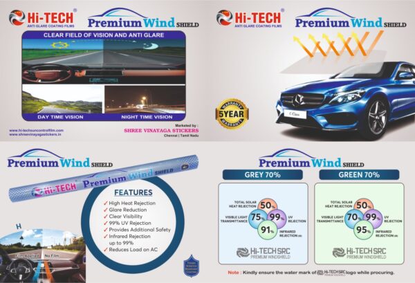 HI-TECH PRIMIUM WIND SHIELD FILM
