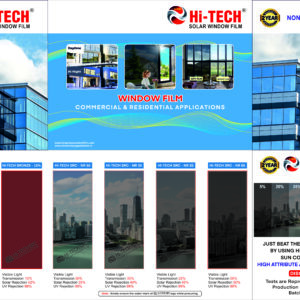 SUNCONTROL FILMS FOR BUILDING WINDOW GLASS