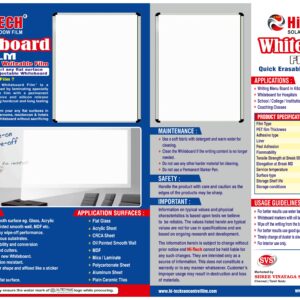 Whiteboard film with self adhesive writing board FILMS WITH SELF ADHESIVE writing board with self ad issue