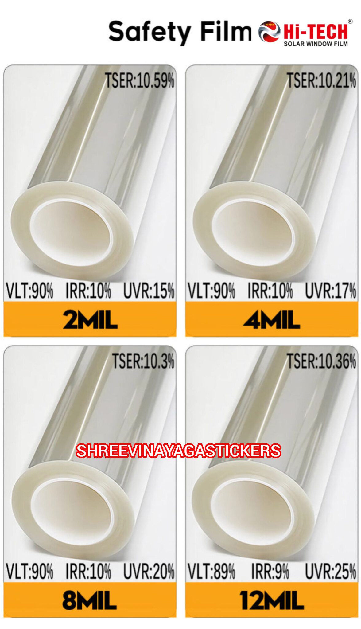 HI-TECH SAFETY & SECURITY FILMS WINDOW FILMS