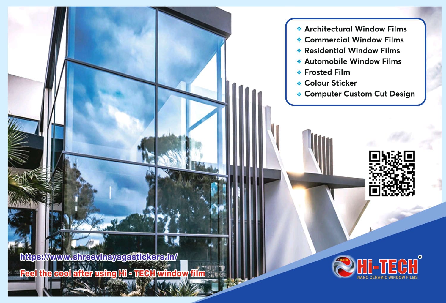 HI-TECH® SUNCONTROL WINDOW FILMS (NANO CERAMIC IR WINDOW TINTS FILMS)PR35% - Image 15