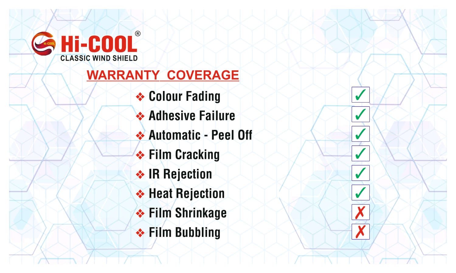HI-COOL® CLASS WIND SHIELD FILMS - Image 4