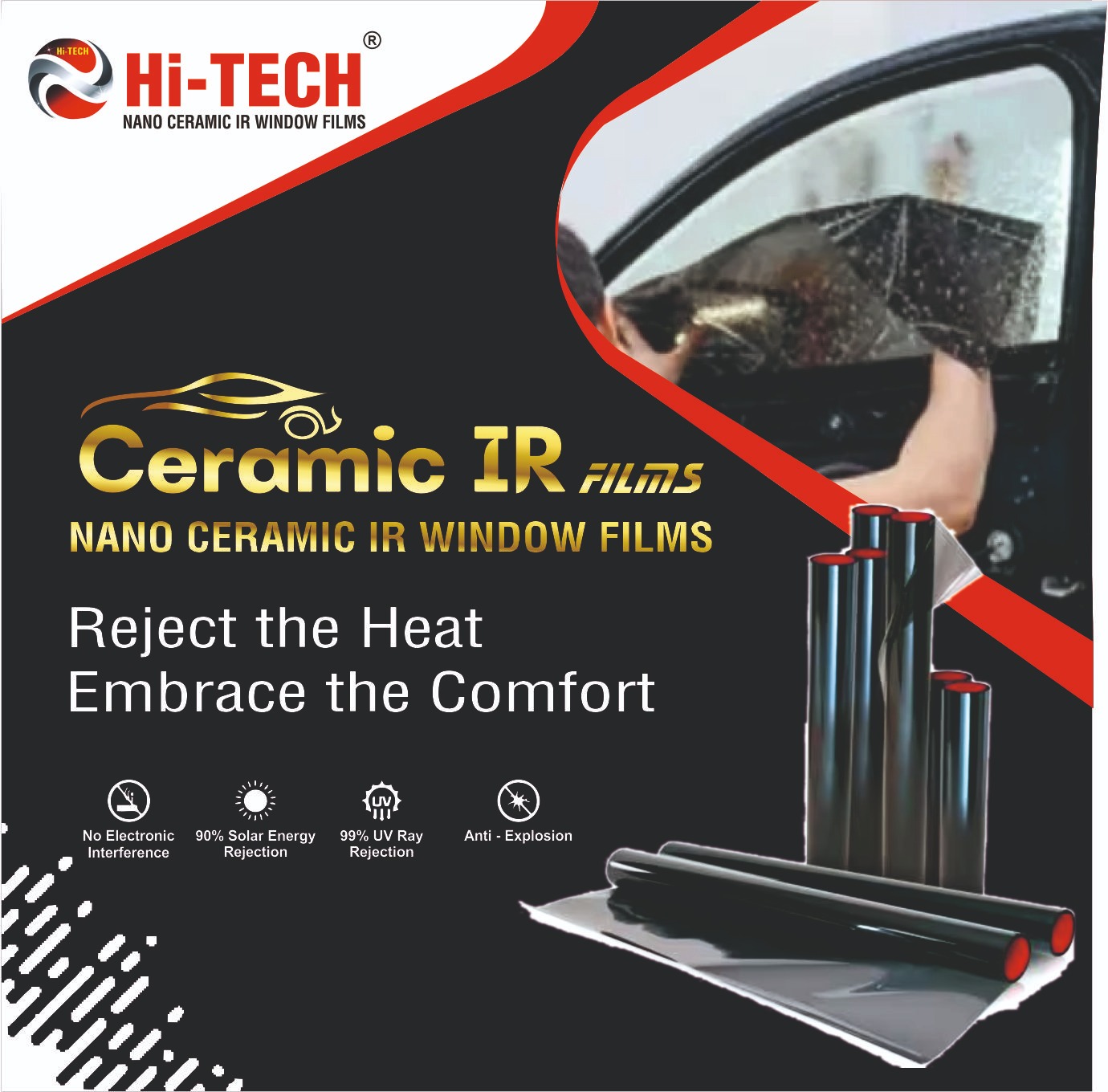 HI-TECH® NANO CERAMIC IR WINDOW TINTS FILMS