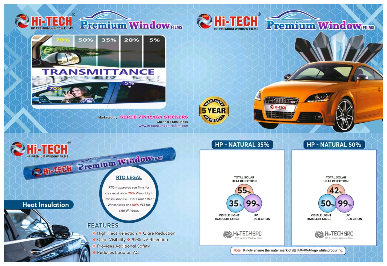 HI-TECH® NANO CERAMIC IR WINDOW FILMS - Image 13