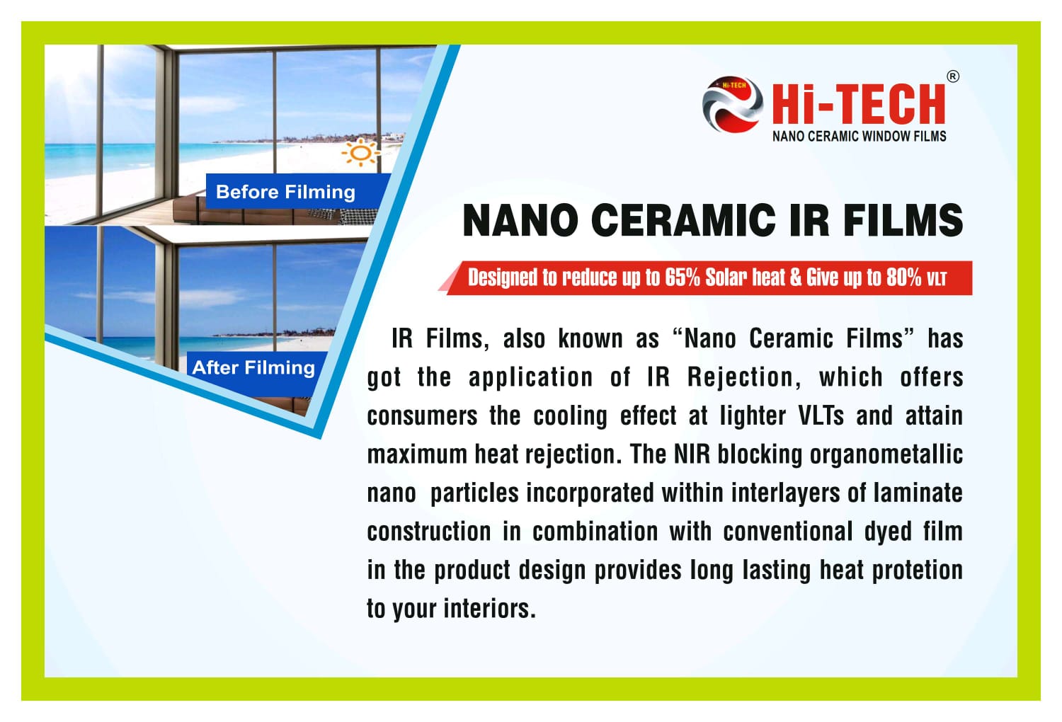 HITECH® PRESTIGE SERIES WINDOW FILMS - Image 10